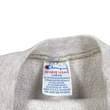 Load image into Gallery viewer, Vintage 90s Champion Reverse Weave Heather grey USA crewneck (L)