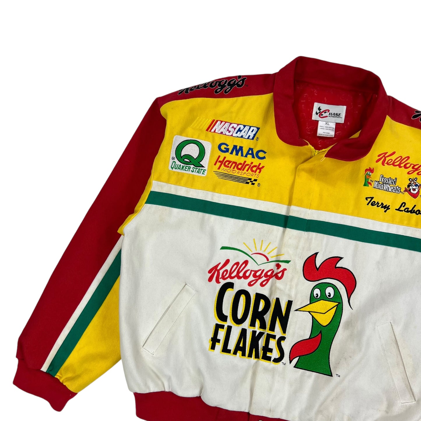 Vintage 90s Nascar Kellogg’s Corn Flakes Terry Labonte racing jacket (XL)