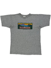 Load image into Gallery viewer, Vintage 80s L.L. Bean logo mountain graphic cotton rayon blend tee (M)