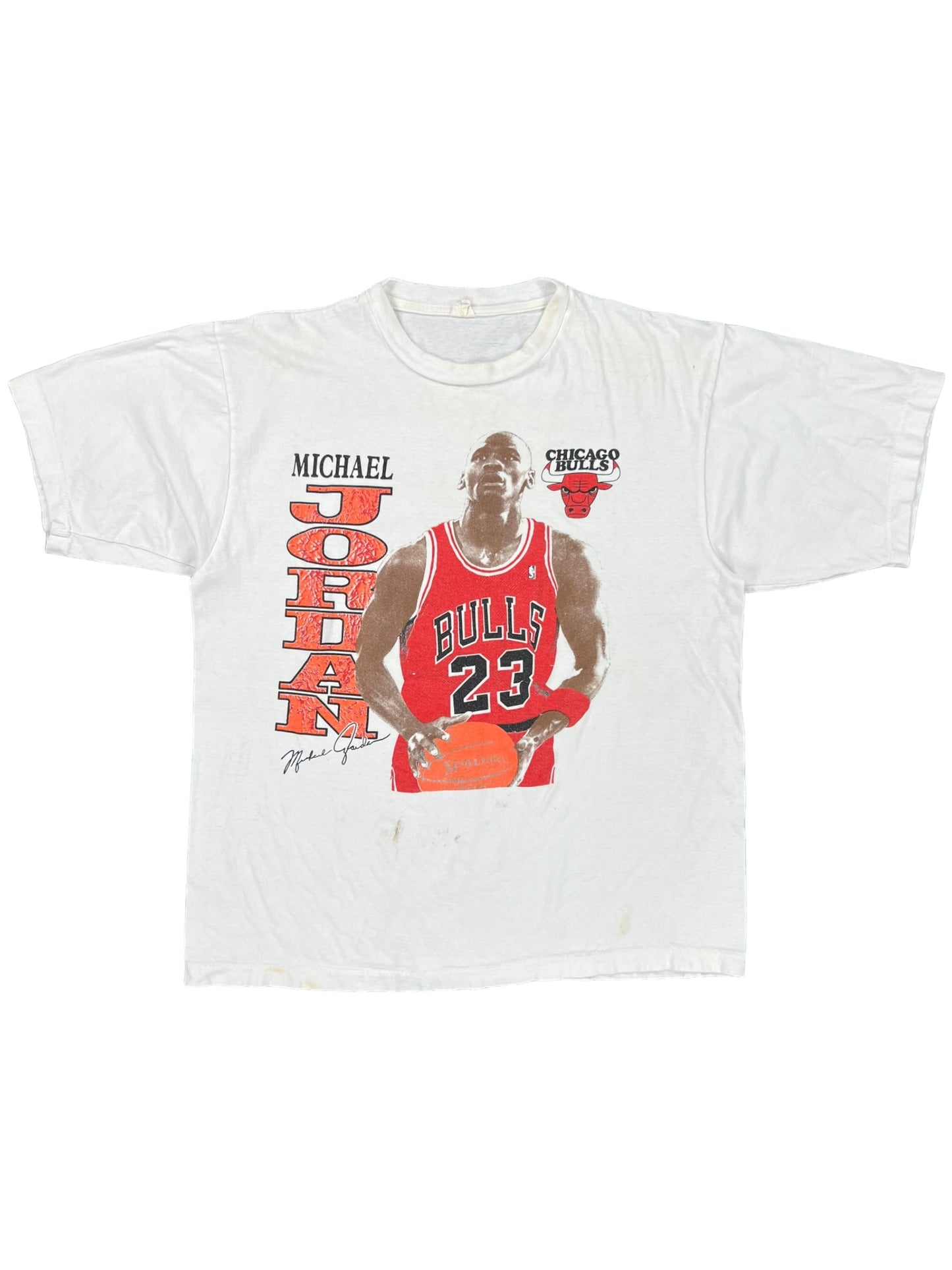 Vintage 90s Chicago Bulls Michael Jordan tee (L)