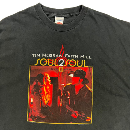 Vintage 2006 Tim McGraw Faith Hill soul2soul country tee (XL)