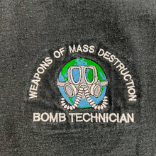 Load image into Gallery viewer, Vintage Y2K Weapons Of Mass Destruction Bomb Technician long sleeve shirt (L)