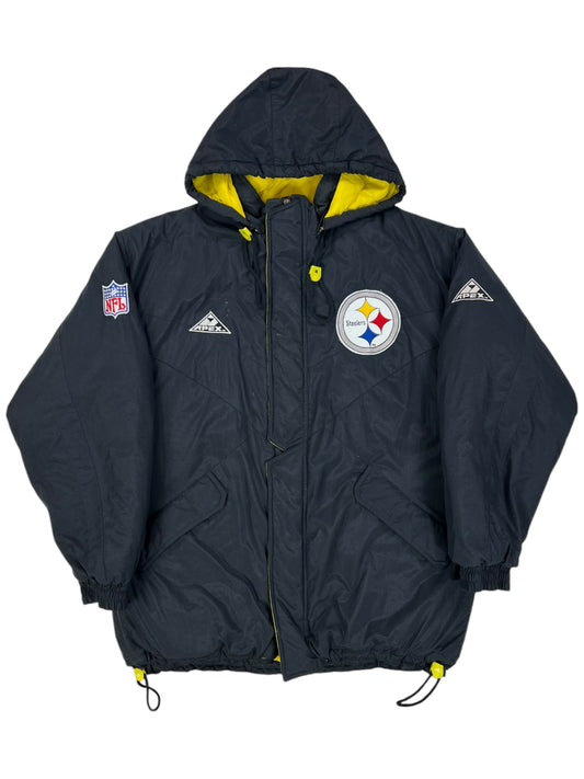 Vintage 90s ApexOne Pittsburgh Steelers puffer jacket (L)