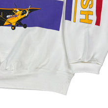 Load image into Gallery viewer, Vintage 90s Fruit of the Loom Oshkosh Sport Aviation jet planes crewneck (L) DS NWT