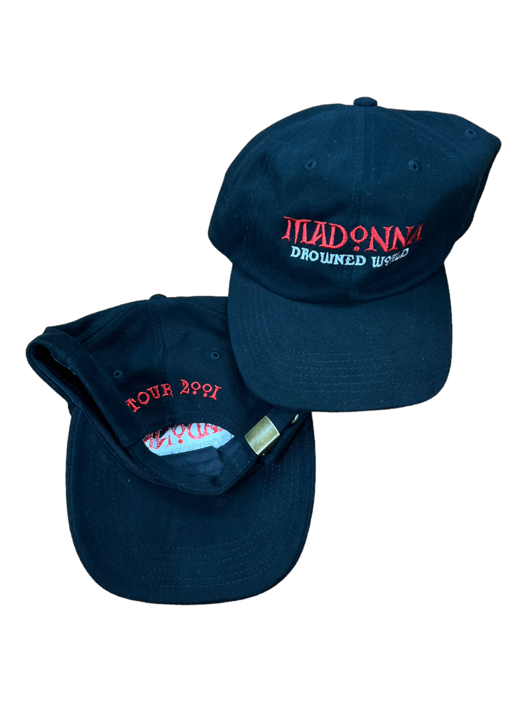 Vintage 2001 Madonna Drowned World Tour strap back hat