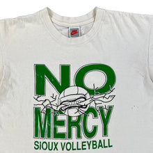 Load image into Gallery viewer, Vintage 90s Nike No Mercy Sioux Volleyball swoosh tee (L/XL)