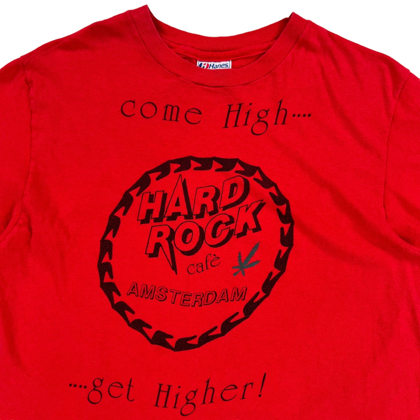 Vintage 80s Hard Rock Amsterdam get higher tee (M)