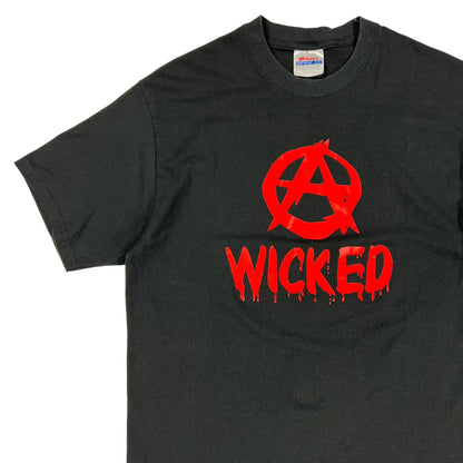 Vintage Y2K Wicked Anarchist Fear This tee (M)