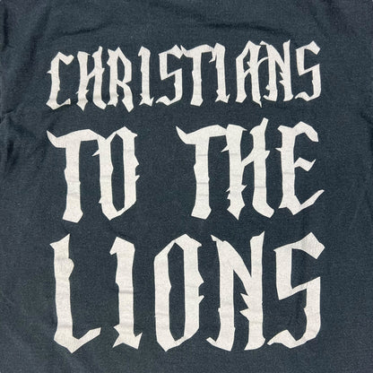 Y2K Behemoth Christians To The Lions band tee (M)