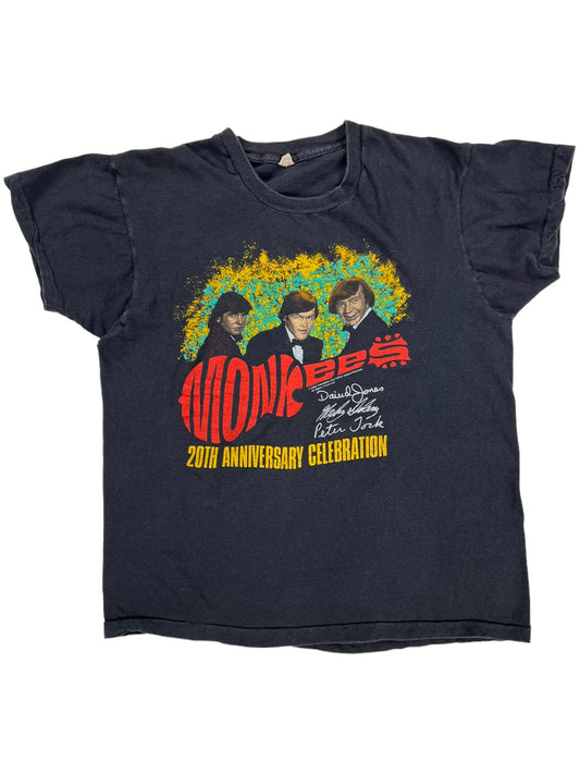 Vintage 1986 The Monkees 20th anniversary world tour tee (M)