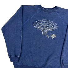 Load image into Gallery viewer, Vintage 80s Hanes And God Said Then there was light black hole crewneck (L)