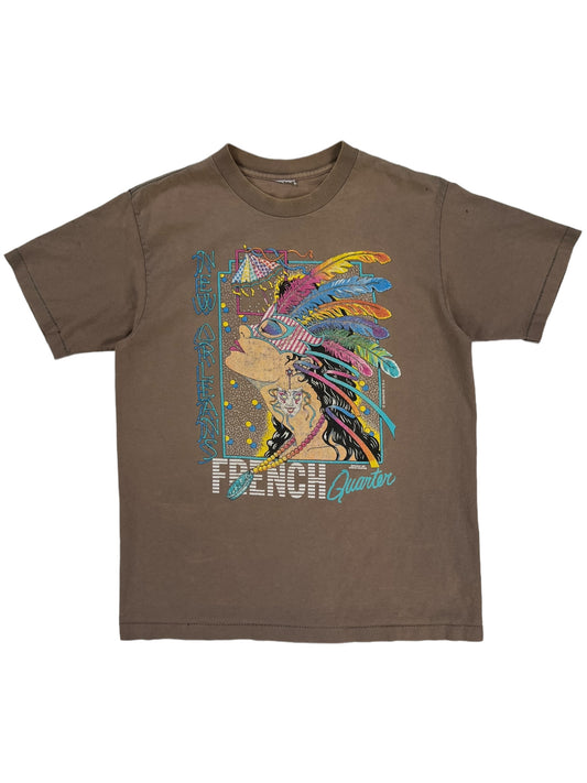 Vintage 90s New Orleans French Quarter faded tee (M)