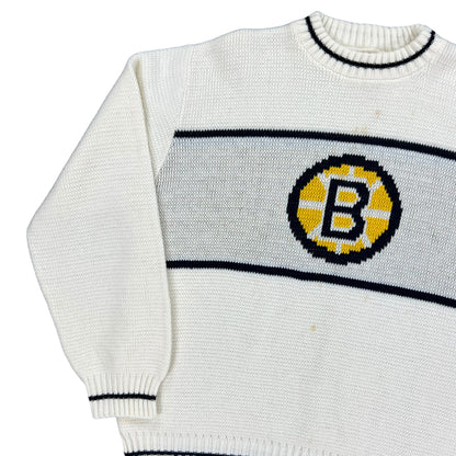 Vintage 80s Boston Bruins spool NHL sweater (XL)