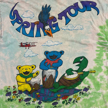 Load image into Gallery viewer, Vintage 1992 Grateful Dead Spring Tour GDM tie dye band tee (M/L)