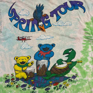 Vintage 1992 Grateful Dead Spring Tour GDM tie dye band tee (M/L)