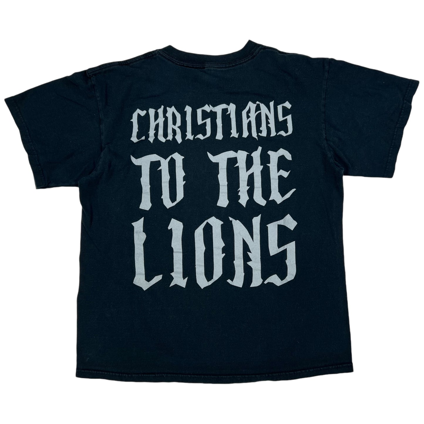 Y2K Behemoth Christians To The Lions band tee (M)