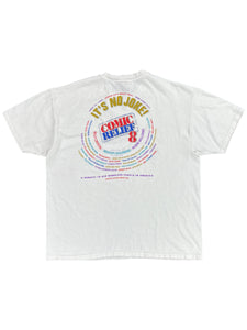 Vintage 1998 Comic Relief 8 It’s No Joke! A Benefit to Aid Homeless people in America tee (XL)