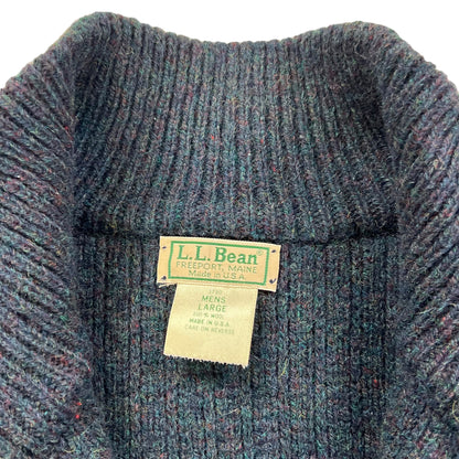 Vintage 90s L.L. Bean iridescent wool sweater (L)