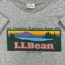 Load image into Gallery viewer, Vintage 80s L.L. Bean logo mountain graphic cotton rayon blend tee (M)