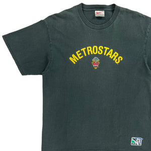 Vintage 90s Nike New York New Jersey Metrostars MLS soccer tee (M)