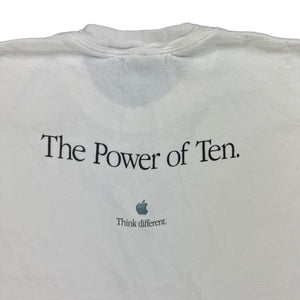 Vintage 2000s Hanes Apple Store The Power of Ten X promo tee (L)
