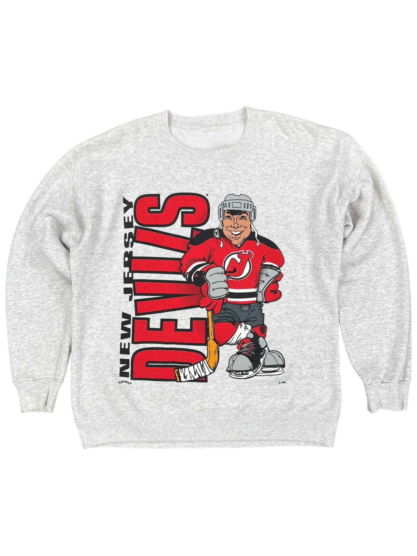 Vintage 90s Nutmeg New Jersey Devils break through crewneck (L)