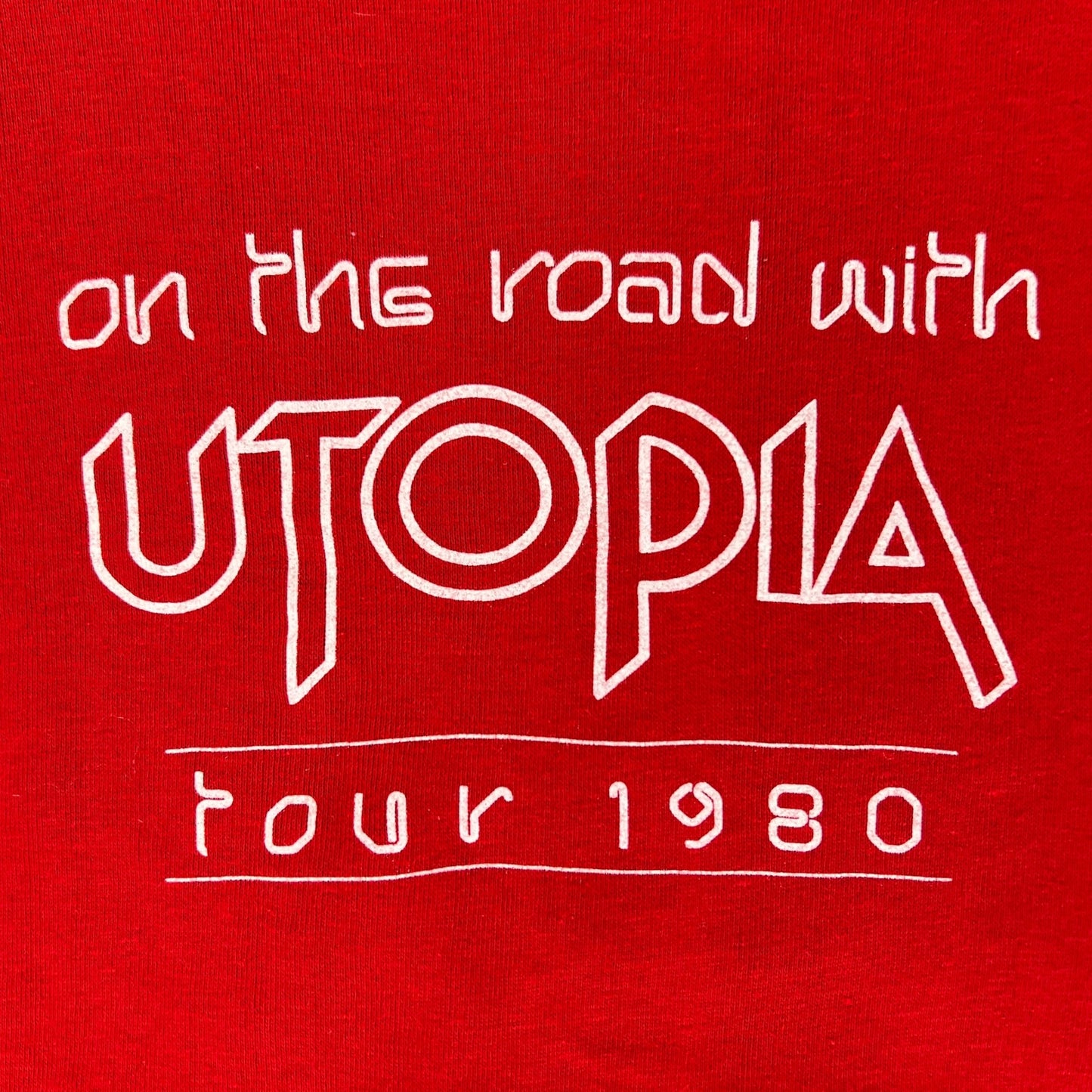 Vintage 1980 UTOPIA on the road tour hoodie (L)