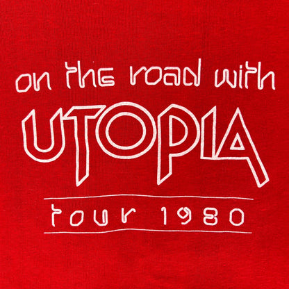 Vintage 1980 UTOPIA on the road tour hoodie (L)