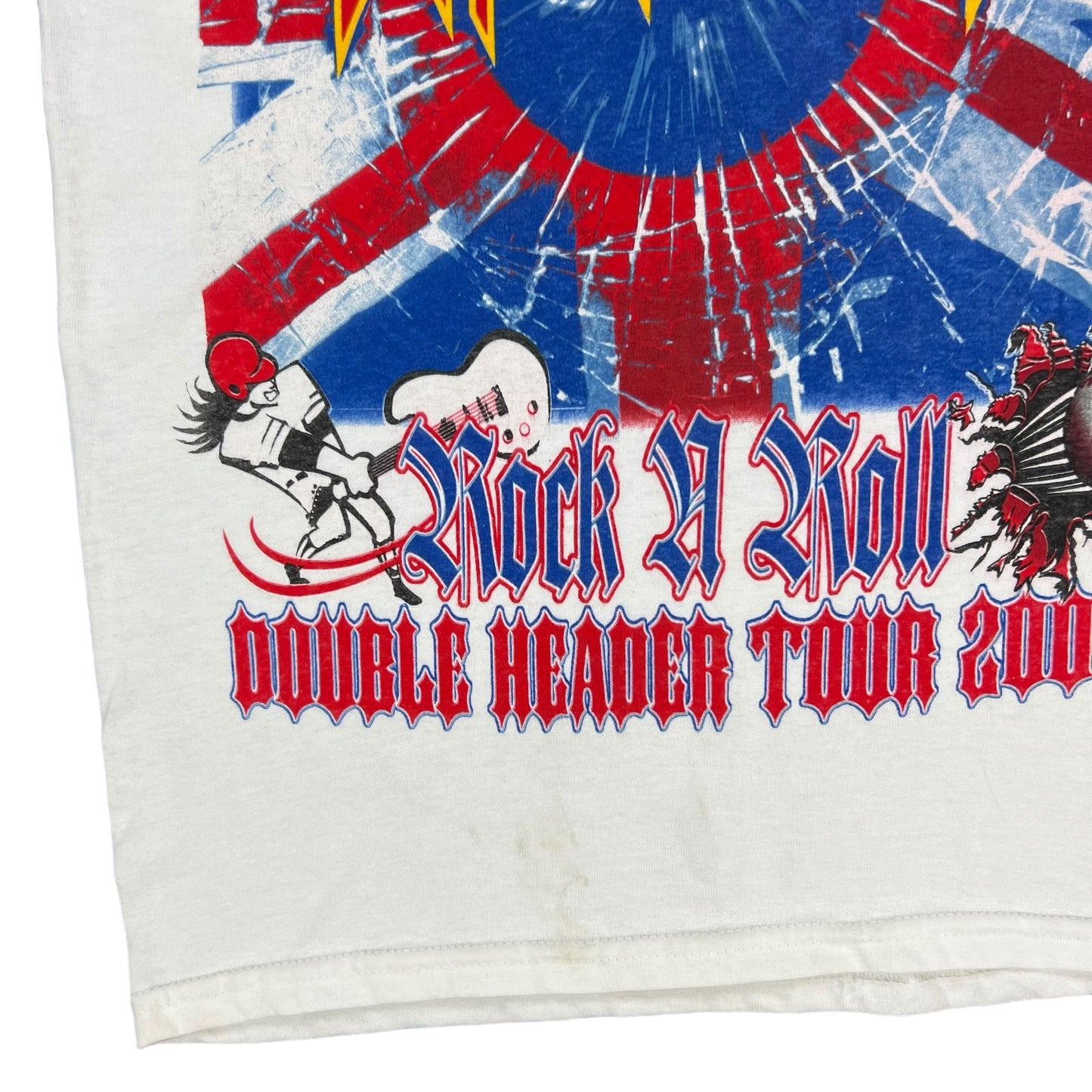 Vintage 2005 Def Leppard Double Header tour band tee (M)