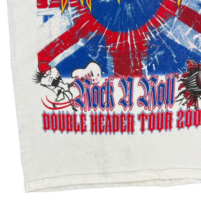 Vintage 2005 Def Leppard Double Header tour band tee (M)