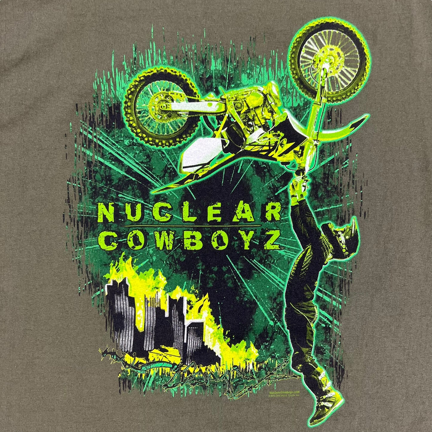 2010 Nuclear Cowboyz bike tee (L)