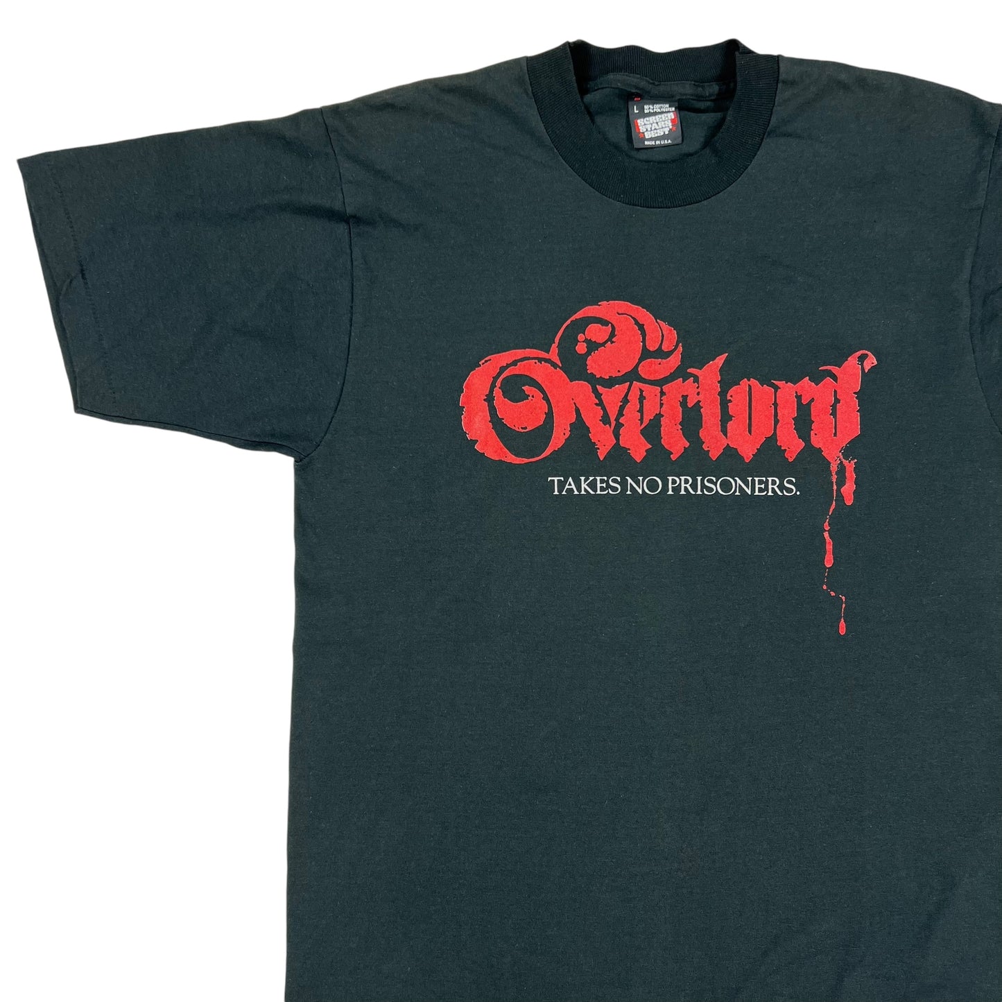 Vintage 90s Overlord Takes No Prisoners movie tee (M)