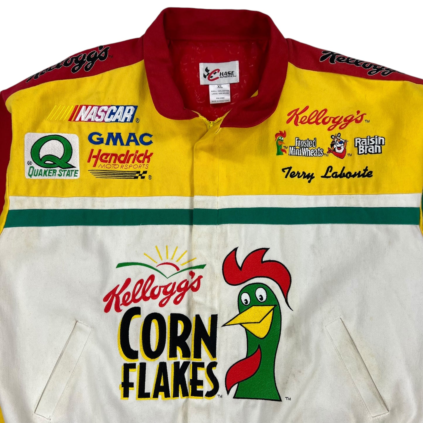 Vintage 90s Nascar Kellogg’s Corn Flakes Terry Labonte racing jacket (XL)