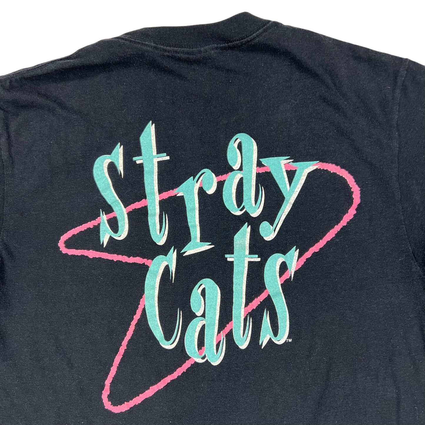 Vintage 1989 Stray Cats band tee (M)