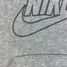 Load image into Gallery viewer, Vintage Y2K Nike swoosh logo grey hoodie (M)