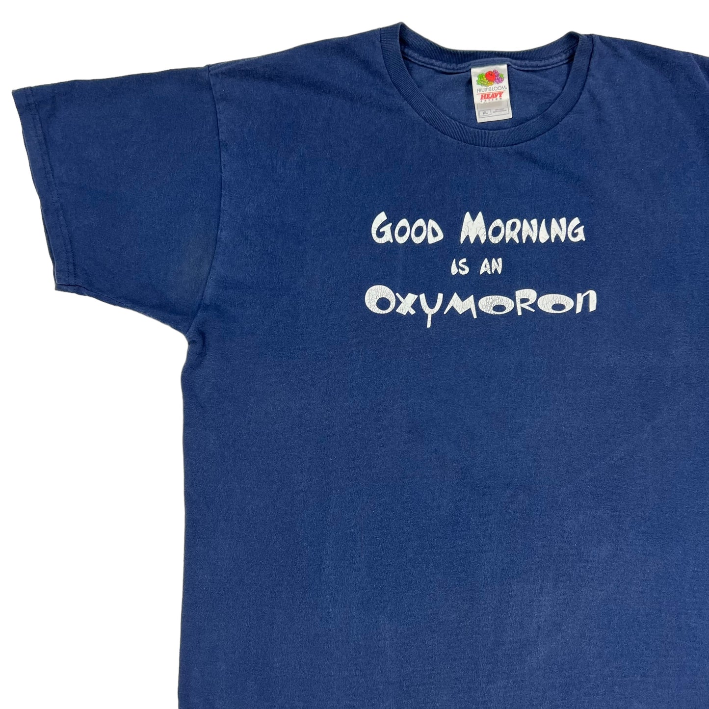 Vintage Y2K Good Morning is an Oxymoron tee (XL)