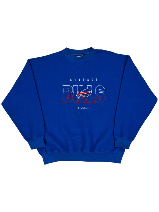 Vintage 90s Riddell Buffalo Bills reverse crewneck (L)