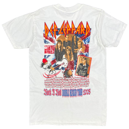 Vintage 2005 Def Leppard Double Header tour band tee (M)