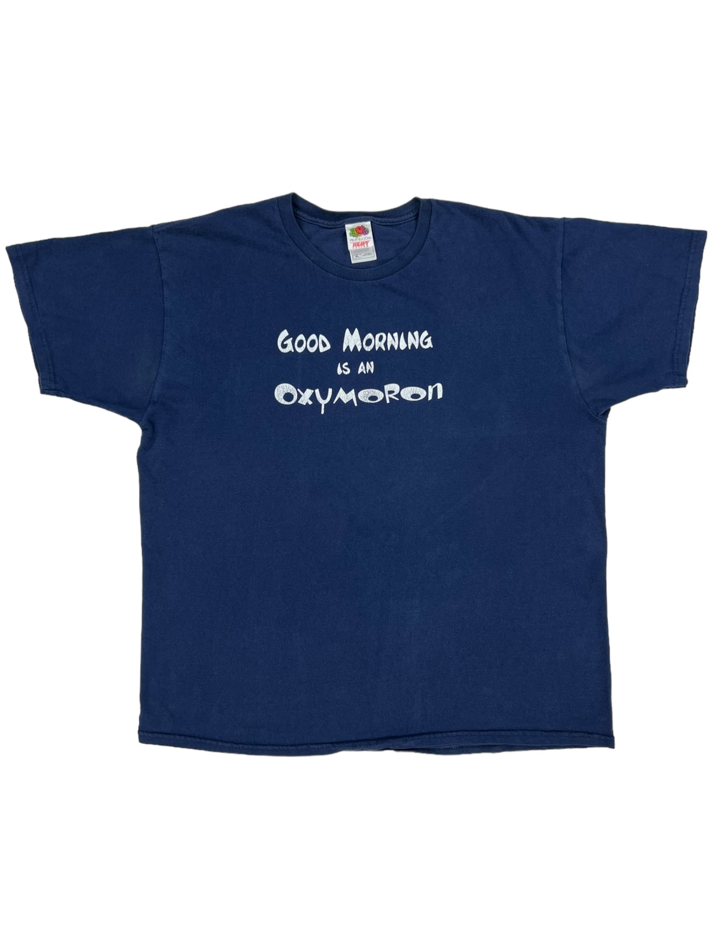 Vintage Y2K Good Morning is an Oxymoron tee (XL)