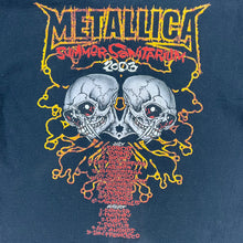 Load image into Gallery viewer, Vintage 2003 Metallica Summer Sanitarium tour Pushead band tee (M)