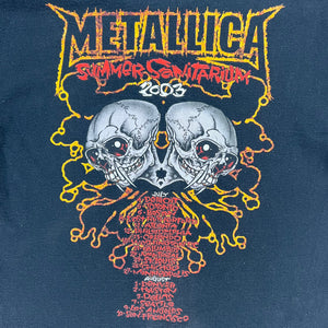 Vintage 2003 Metallica Summer Sanitarium tour Pushead band tee (M)