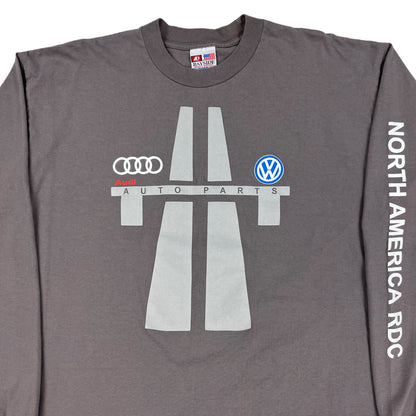 Vintage Y2K Audi Volkswagen Auto Parts long sleeve shirt (XL)