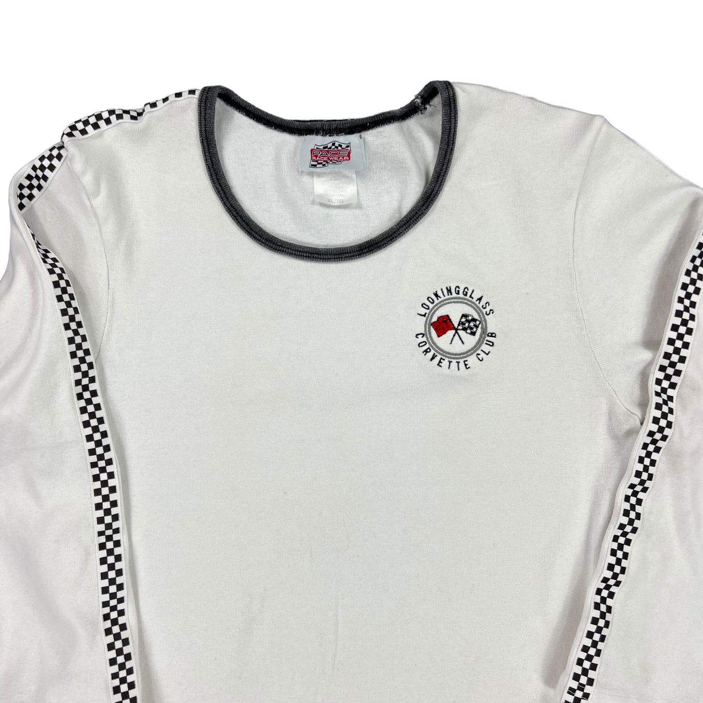 Vintage Y2K Corvette Club piped women’s long sleeve (XL)