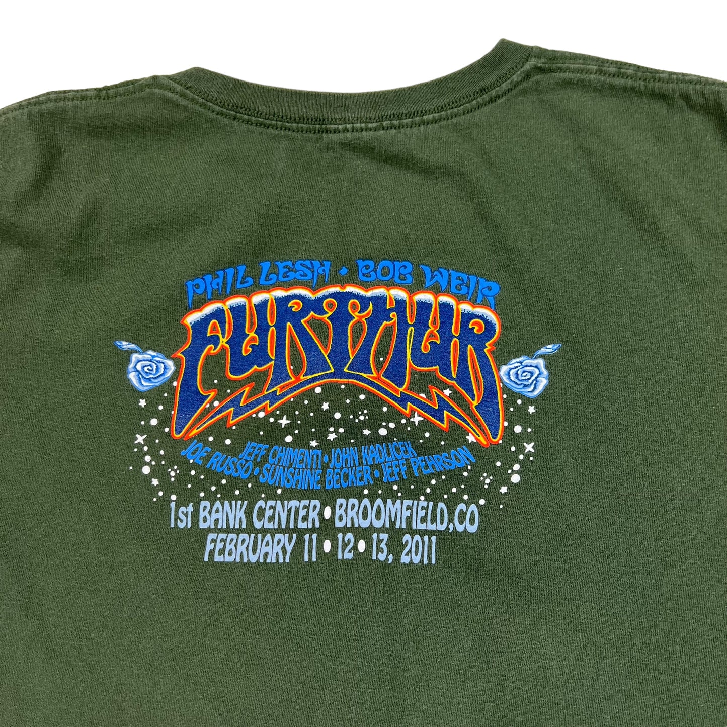 2011 Furthur Bob Weir Phil Lesh Grateful Dead band tee (XL)