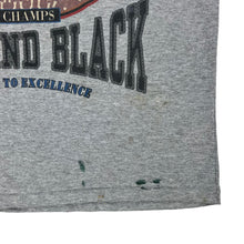 Load image into Gallery viewer, Vintage 90s Long Gone Oakland Raiders Silver &amp; Black 3/4 sleeve tee (XL)