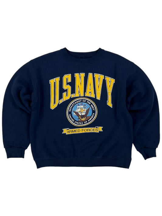 Vintage 90s United States Navy Armed Forces Crewneck (L)