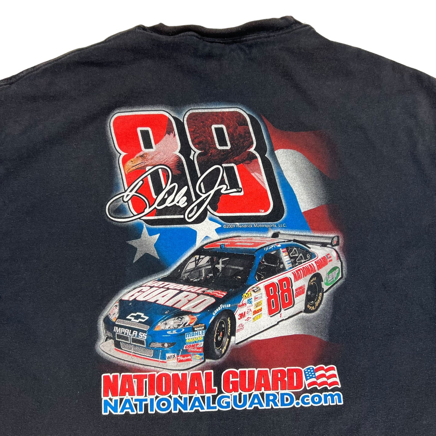 Vintage Y2K NASCAR National Guard Racing tee (XL)