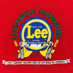 Vintage 80s Lee Union Made Work Clothes Lee’s Famous Guarantee crewneck (L/XL)