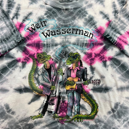 Vintage 90s Bob Weir Rob Wasserman Grateful Dead tie dye tee (L)