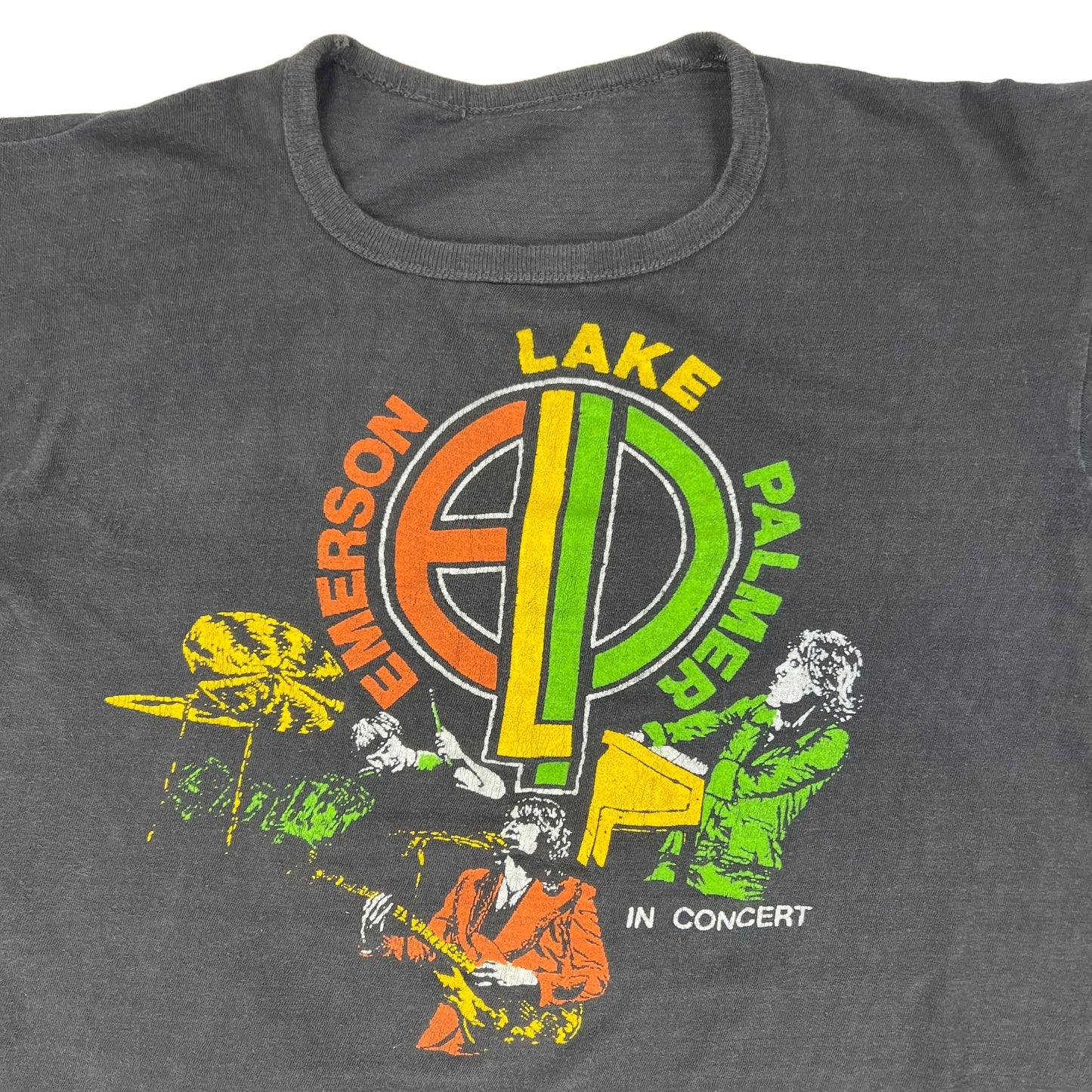 Vintage 70s Emerson Lake & Palmer concert band tee (M)